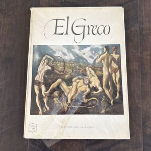 El Greco - 16 Beautiful Full Color‎ Prints-An Abrams Art Book - 1952 - Pre-owned